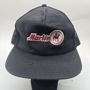 Vintage Marlin Firearms Trucker Hat Snapback Baseball Cap Mesh OS